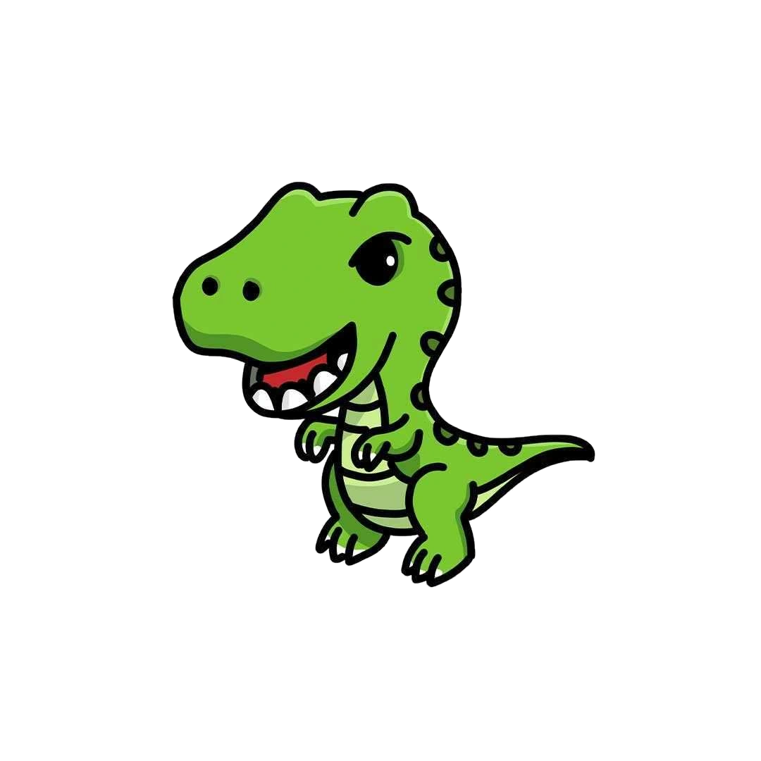 Cute T-rex Sticker